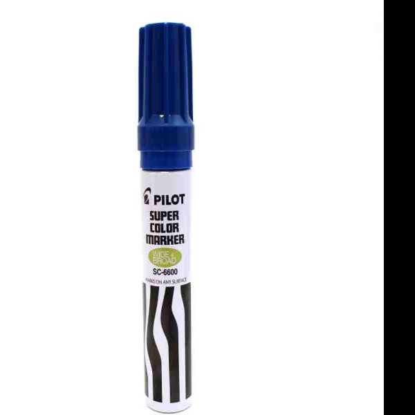 MARCADOR PERM. JUMBO SC6600 PILOT AZUL E.12 C144